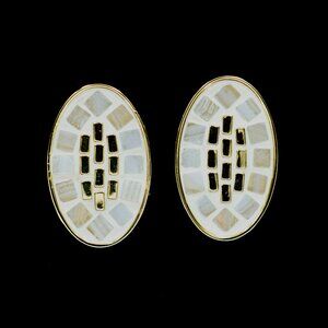 LULU FROST ORTIGIA MOSAIC STUD EARRINGS - JETEB3 RETIRED DESIGN